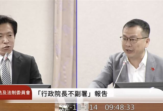 台灣新聞通訊社-狂提總統1句話！羅智強問「國會表決誰贏」　張惇涵反嗆：人民投票誰贏