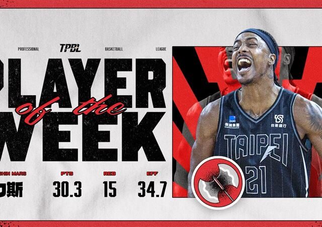 台灣新聞通訊社-TPBL／連3場猛飆雙十！　台北戰神威力斯奪單週MVP