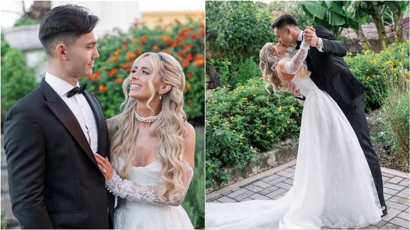 台灣新聞通訊社-MLB／超美婚紗照曝光！　台美混血費爾柴爾德甜喊「我是幸運的男人」