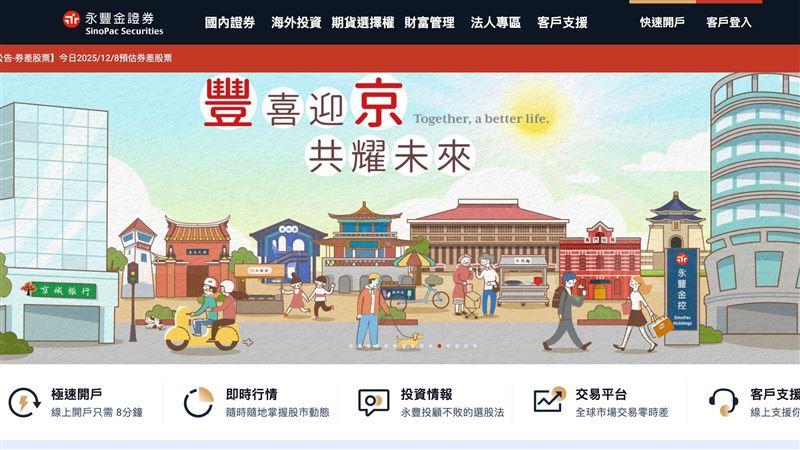 台灣新聞通訊社-吃下大補丸!永豐金併京城銀「首月發威」 EPS衝上1.87元