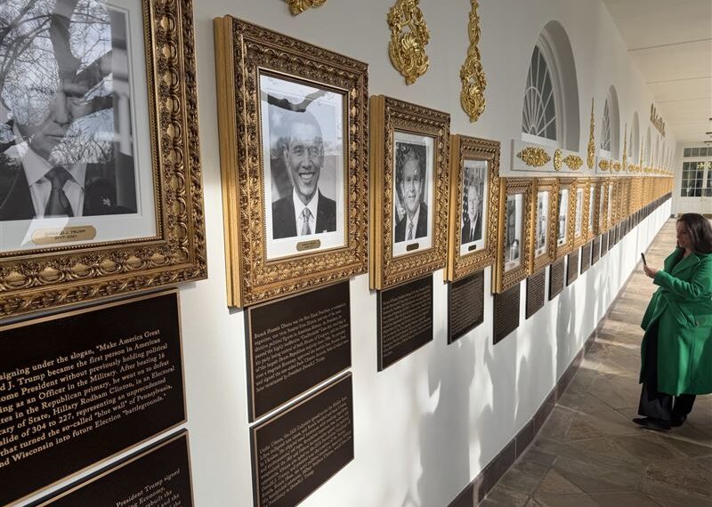 台灣新聞通訊社-拜登照片換「自動筆」還不夠!川普增說明牌 行文混亂:瞌睡喬毀滅國家