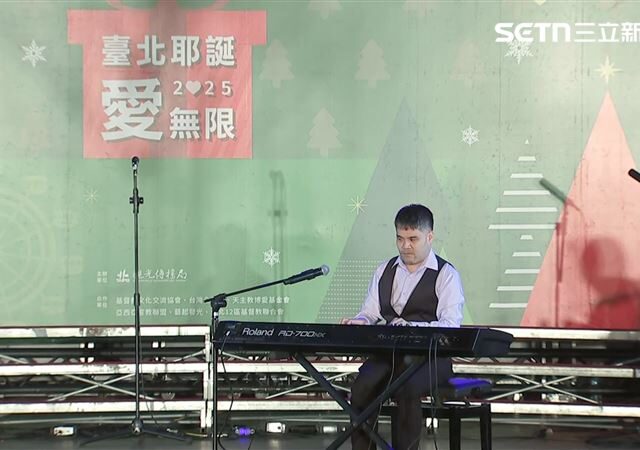 台灣新聞通訊社-「臺北耶誕愛無限」登場！現場聚集人潮感受氣氛