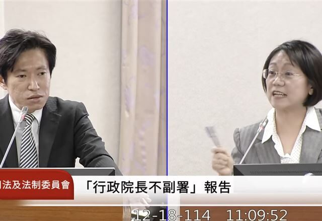 台灣新聞通訊社-翁曉玲轟賴清德「出X招」　張惇涵急喊：你是法律人別說這種話