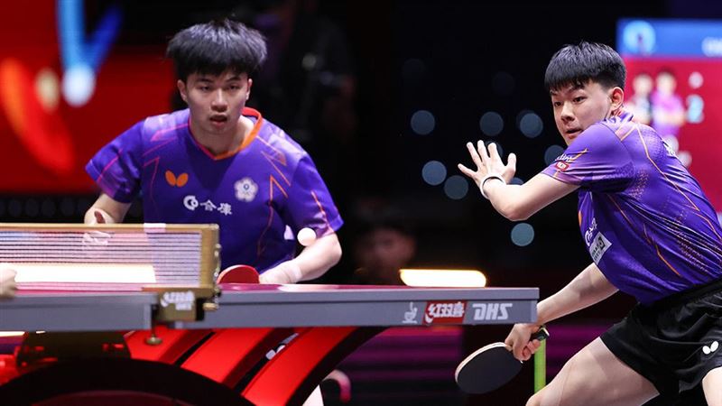 台灣新聞通訊社-桌球／林昀儒、高承睿決勝失手！混團世界盃不敵韓國　台灣下一場拚晉級