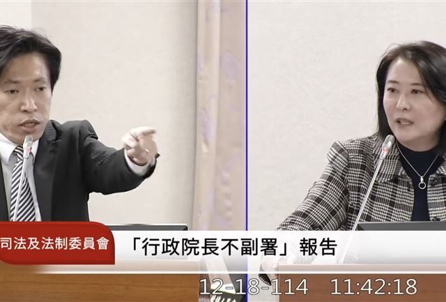 台灣新聞通訊社-吵翻天！張惇涵怒嗆「你才是造謠」　王鴻薇無言：你看…造謠的秘書長