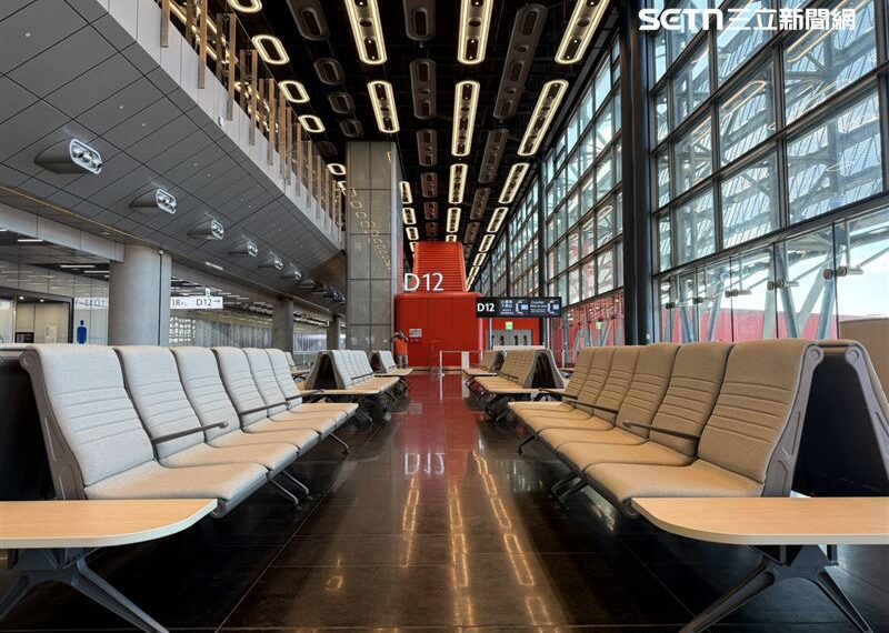 台灣新聞通訊社-耶誕節迎新國門!桃機「第三航廈北廊廳」12/25 正式啟用