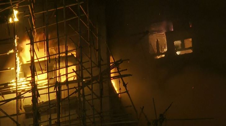 台灣新聞通訊社-香港大火!親北京大公報「披露工程黑幕」 報導突遭下架