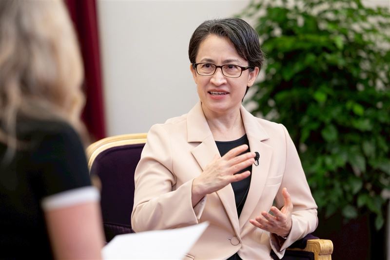 台灣新聞通訊社-「和平沒有時間表！」蕭美琴駁斥「兩岸2030終局」：強化實力是嚇阻一環