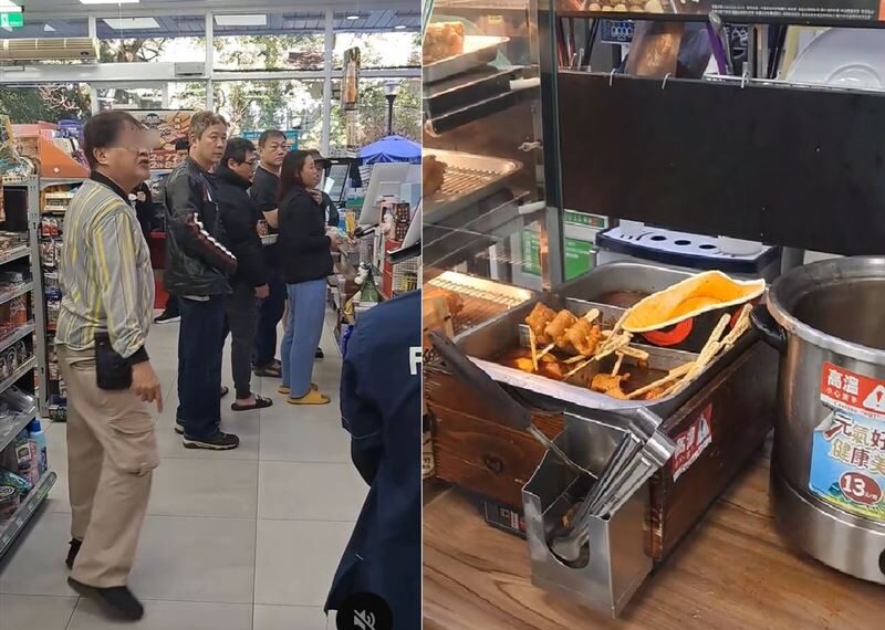 台灣新聞通訊社-超商買關東煮嫌太辣!台中阿北「退貨遭拒」整碗倒鍋裡 店員報警下場曝