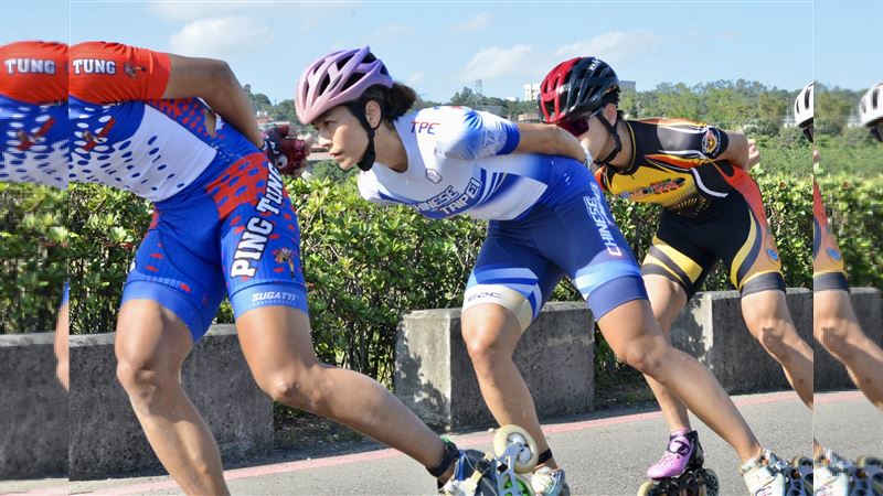 台灣新聞通訊社-滑輪溜冰／八小時極限接力登桃園！與各國好手競爭、台灣金牌看見新希望