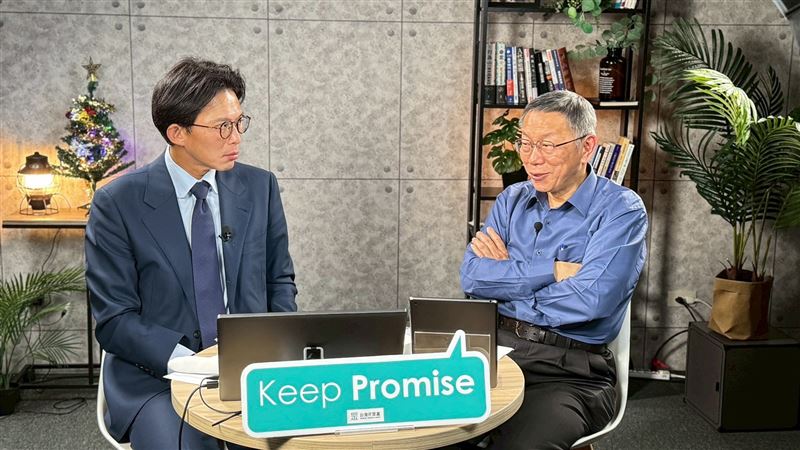 台灣新聞通訊社-北所也有鋼鐵小草？柯文哲曝：有管理員送藥說了聲「阿北加油」就哭了