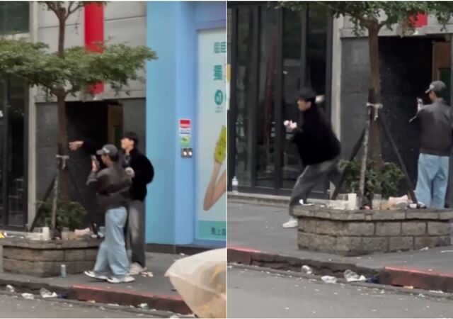 台灣新聞通訊社-2男「信義超跑巷」狂砸酒瓶！脫序行徑惹怒網：自以為很帥
