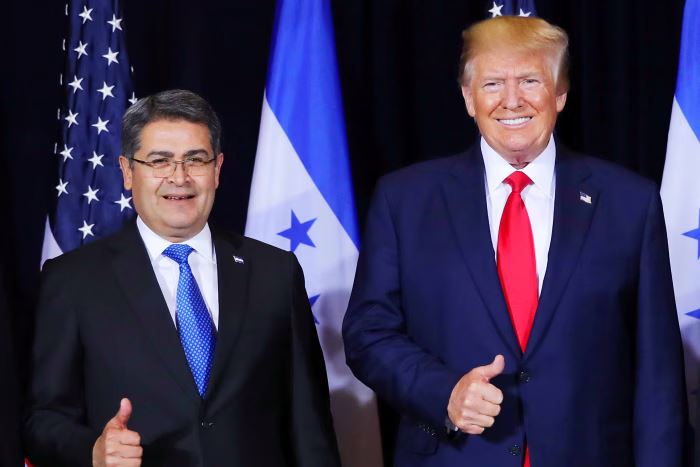 台灣新聞通訊社-涉販毒遭美判45年!友台宏國前總統特赦出獄 川普:他被拜登陰謀所害