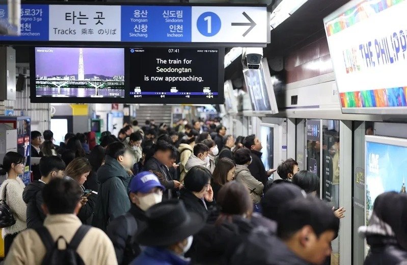 台灣新聞通訊社-南韓鐵道工會批政府毀諾 預告12月23日起無限期罷工