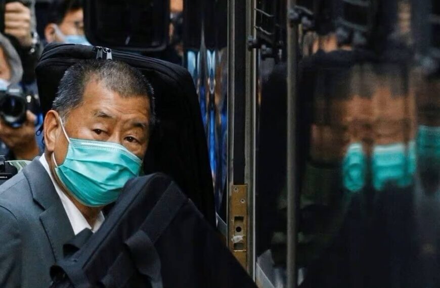 台灣新聞通訊社-黎智英子女指父獄中健康轉差 牙齒腐爛指甲脫落