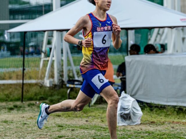 台灣新聞通訊社-田徑／旅日高中好手簡子傑 破高懸23年5千公尺全國紀錄