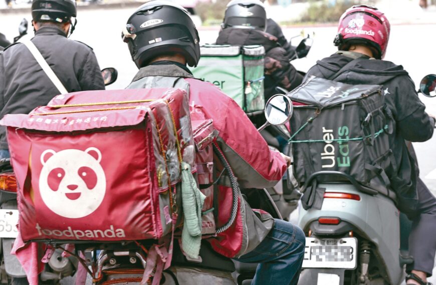 台灣新聞通訊社-勞動部外送保底機制出爐!外送員每筆訂單基本報酬不得低於45元