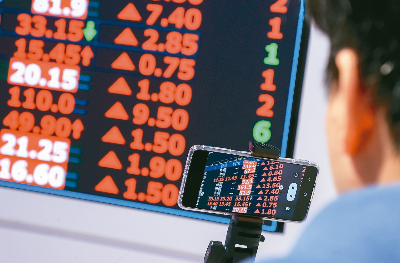 台灣新聞通訊社-台股開高走高早盤漲逾百點 台積電開高10元