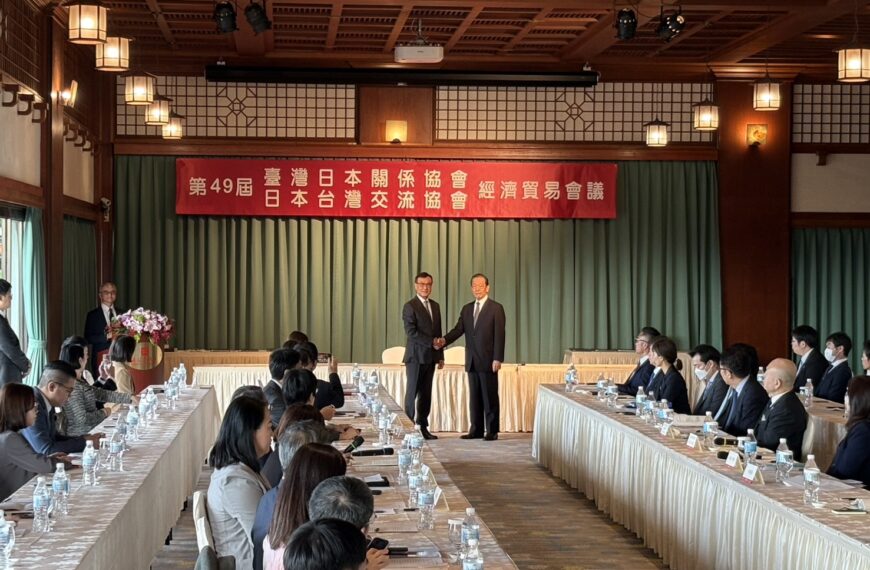 台灣新聞通訊社-日台交流協會長隅修三：有人試圖武力改變現狀 台灣是日本重要友人