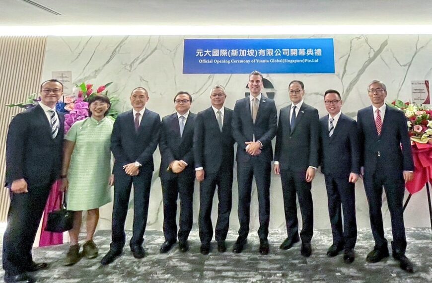 台灣新聞通訊社-元大期插旗星國 元大國際（新加坡）隆重開幕