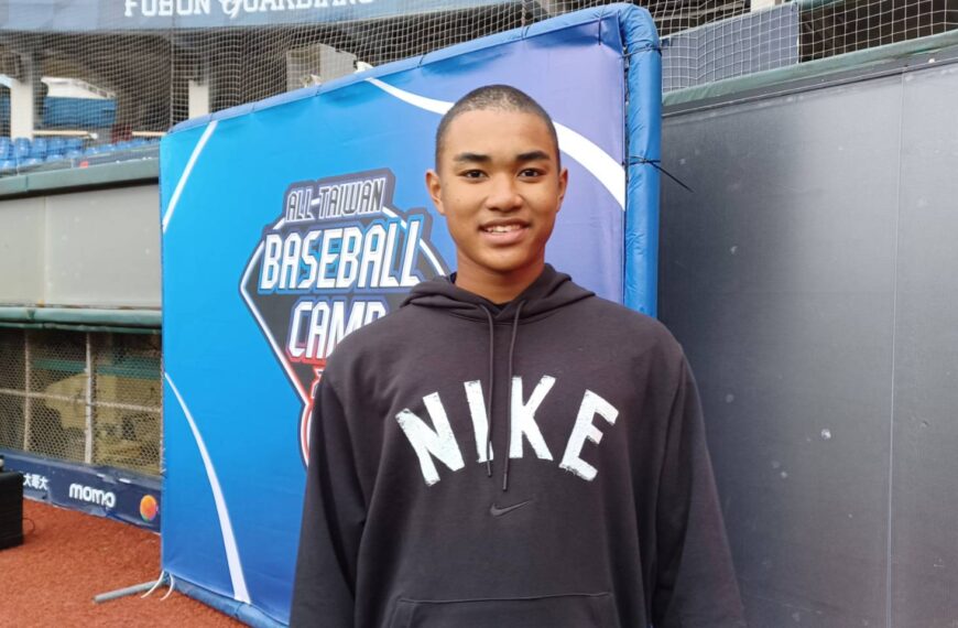 台灣新聞通訊社-青少棒/15歲歐子喬球速已達146公里 學長劉任右預言旅外潛力股