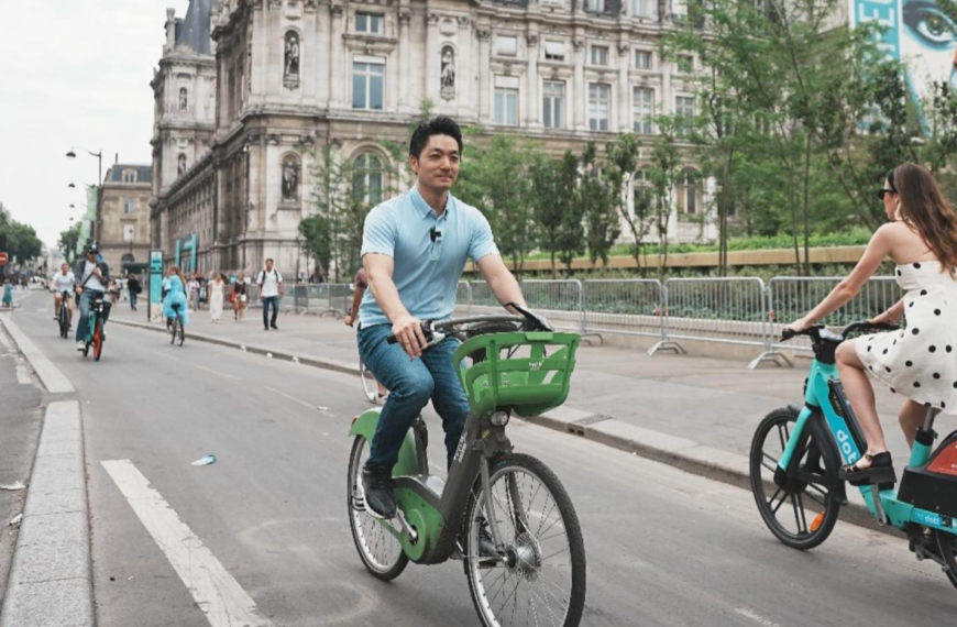 台灣新聞通訊社-蔣萬安曾讚巴黎單車規畫…單車族點出北市3大不友善