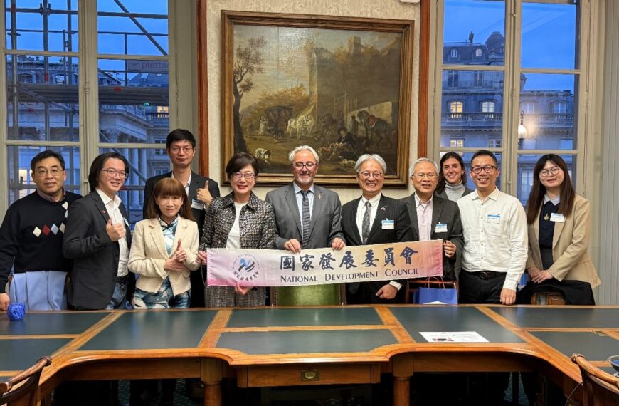 台灣新聞通訊社-台法友好! 國發會率團拜會法國議員