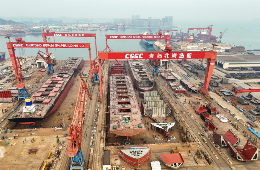 台灣新聞通訊社-陸支線型集裝箱船火爆 訂單排至2029年