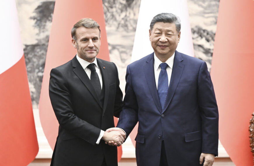 台灣新聞通訊社-馬克宏習近平互動熱絡 分析:各有盤算牽制夥伴關係