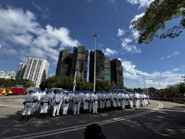 台灣新聞通訊社-香港宏福苑惡火釀146死 過去一年頻繁發現消防隱患
