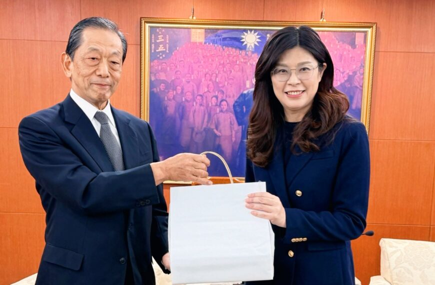 台灣新聞通訊社-會見日台交流協會長 鄭麗文：就台日友好深入交換意見