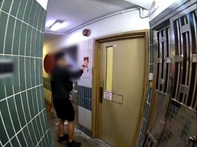 台灣新聞通訊社-宏福苑大火／瘋傳宏建閣監視器影片！火警鐘怎麼敲都沒響 居民：燒得好嚴重