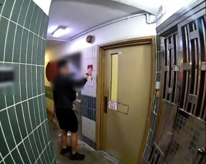 台灣新聞通訊社-宏福苑大火/瘋傳宏建閣監視器影片!火警鐘怎麼敲都沒響 居民:燒得好嚴重