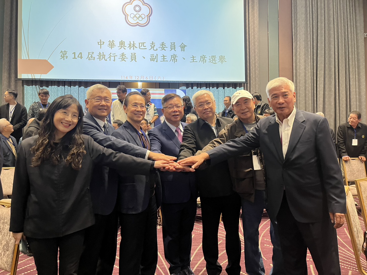 台灣新聞通訊社-高票當選中華奧會主席 蔡家福：以運動凝聚台灣人民