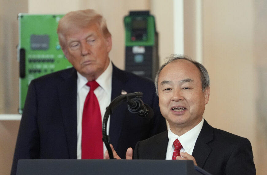 台灣新聞通訊社-台積電打槍…孫正義水晶計畫經磋商後大 將在全美蓋「川普工業區」