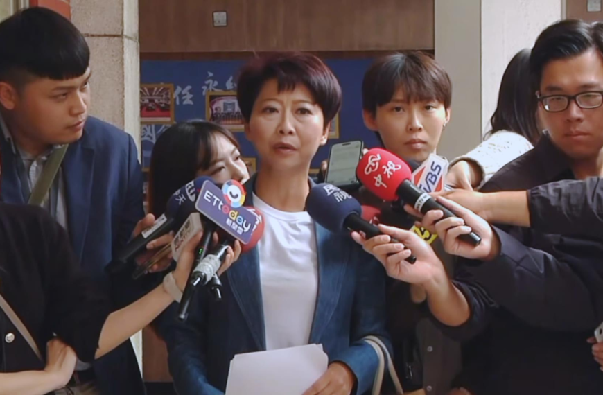 台灣新聞通訊社-影／陳水扁力挺是跟賴總統作對？ 陳亭妃：助總統連任底氣