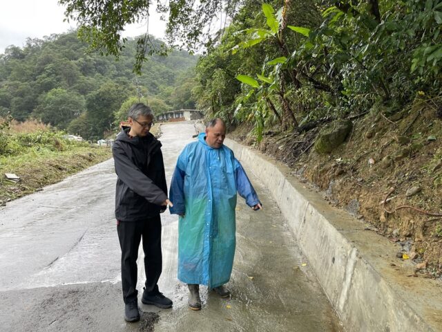 台灣新聞通訊社-平溪區平湖里道路排水改善完工 提升通行安全