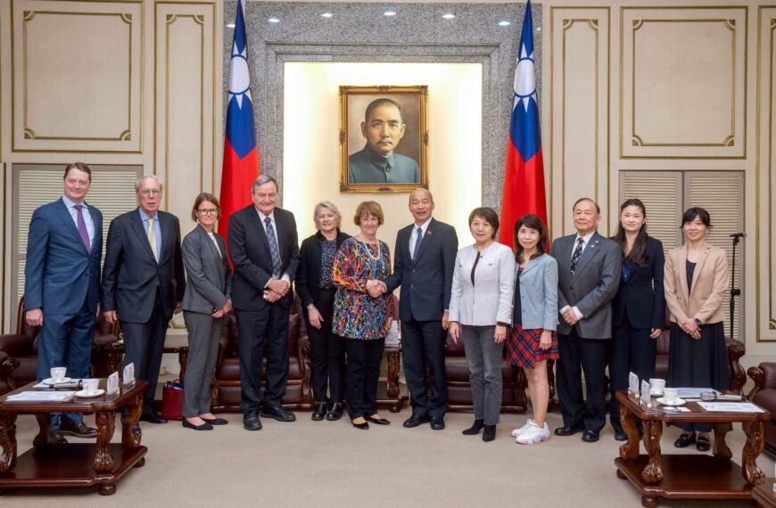 台灣新聞通訊社-韓國瑜接見美智庫 盼深入傾聽台灣人民聲音