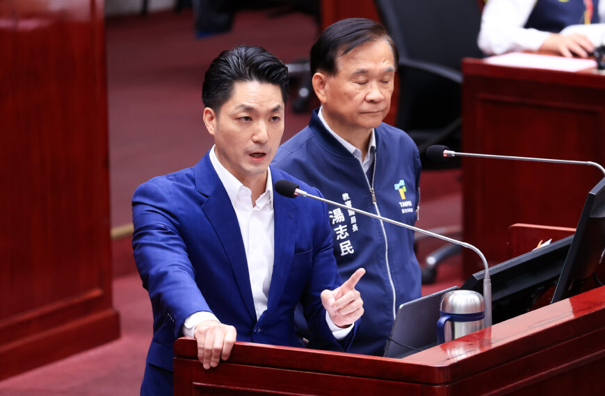 台灣新聞通訊社-國小校歌寫「要當中國人」綠議員批別有居心 蔣萬安：別政治審查