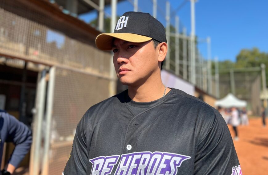 台灣新聞通訊社-中職/江少慶投模擬比賽飆150公里 開心看到想要數字