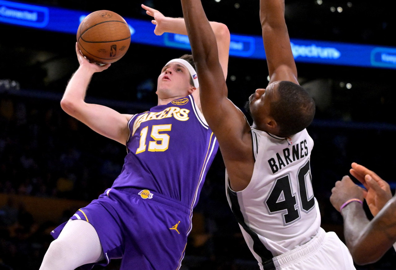 台灣新聞通訊社-NBA／里夫斯左小腿拉傷將缺一周 湖人防守亮紅燈急需改善