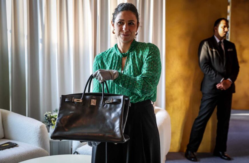 台灣新聞通訊社-第2只珍柏金持有過「柏金包」拍賣 8900萬落槌…得標者身分未公開