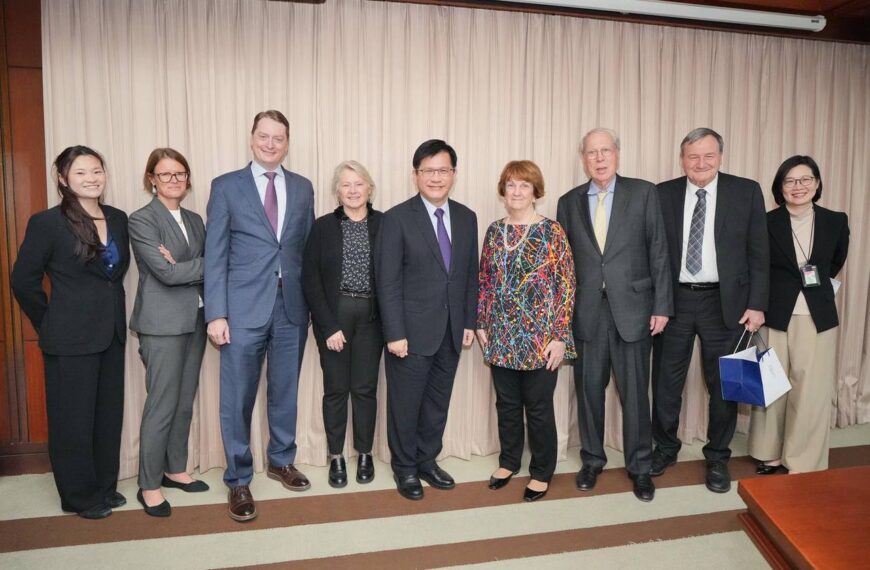 台灣新聞通訊社-林佳龍見美國智庫 盼建構理念相近國家安全交流機制