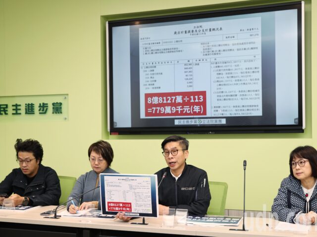 台灣新聞通訊社-影／助理費除罪化惹議 民進黨團批國民黨修法自肥