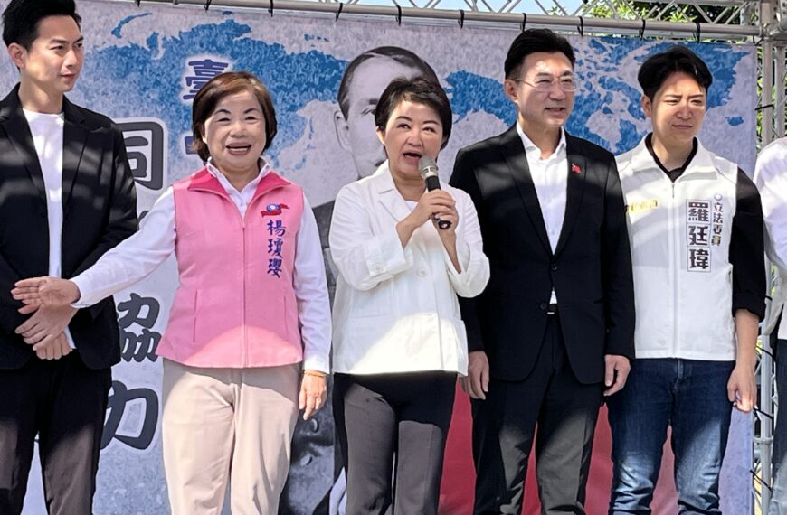 台灣新聞通訊社-台中市長藍營江楊之爭 「一姐」盧秀燕：如有需要義不容辭