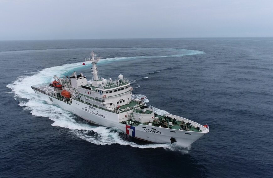台灣新聞通訊社-3陸船在台「淺灘海域」演練? 海巡署:混淆位置認知作戰