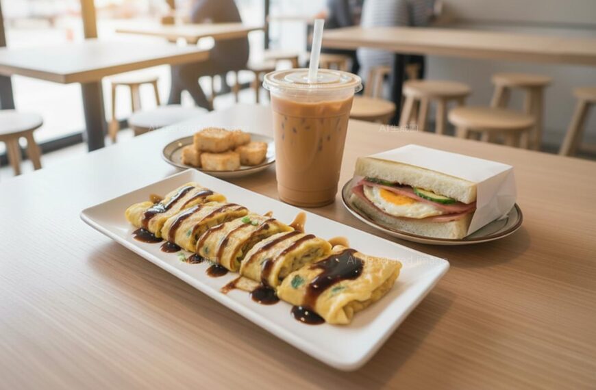 台灣新聞通訊社-北漂族早餐店點「熱狗蛋」 見這一幕崩潰:一點也不正宗