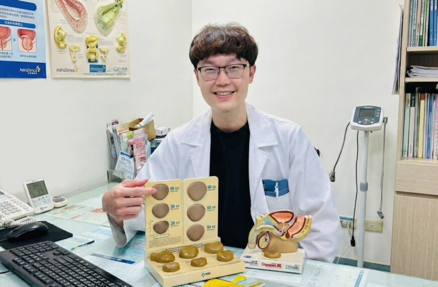 台灣新聞通訊社-86歲翁膀胱積尿800C.C. 檢查發現攝護腺肥大