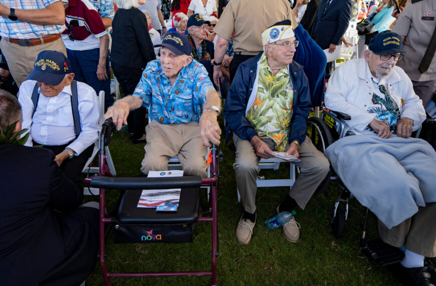 台灣新聞通訊社-二戰世代凋零 美珍珠港84周年紀念日首度無當年倖存者出席