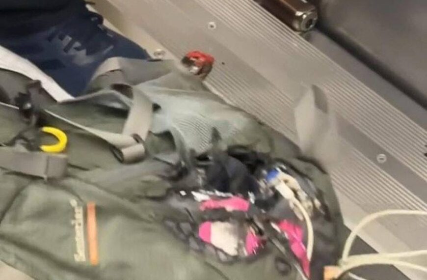 台灣新聞通訊社-港鐵男「尿袋」爆炸起火!女乘客險被燒驚呼 靠1物保命:好恐怖